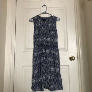 Navy blue summer dress